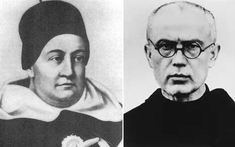 Saint Thomas Aquinas and Saint Maximilian Kolbe